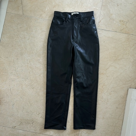 Abercrombie leather pants NWT - Picture 2 of 4